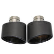 Embout Echappement Oval Noir Type RS3 90*150mm