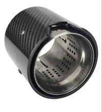 Embout Sortie d'échappement Carbone BMW M Look 60mm - vue de profil - Becquet Voiture