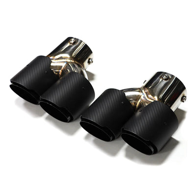 Embouts d'Échappement BMW G20 G22 G42 - détail du montage - Becquet Voiture