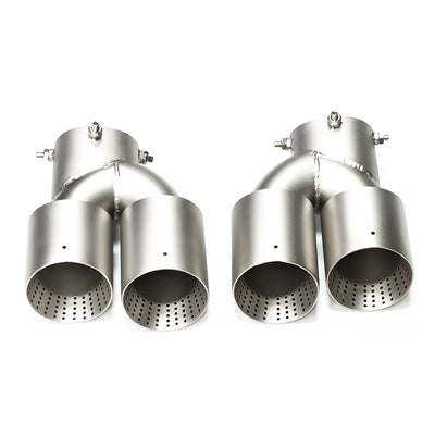 Embouts d'Échappement BMW G20 G22 G42 - vue arrière 2 - Becquet Voiture