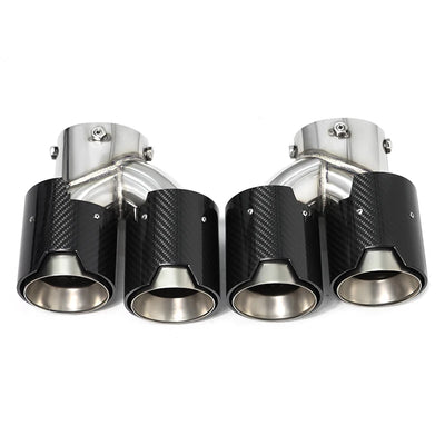 Embouts d'Échappement BMW G20 G22 G42 - vue de dessus 2 - Becquet Voiture