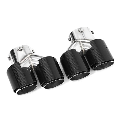 Embouts d'Échappement BMW G20 G22 G42 - vue de profil 2 - Becquet Voiture