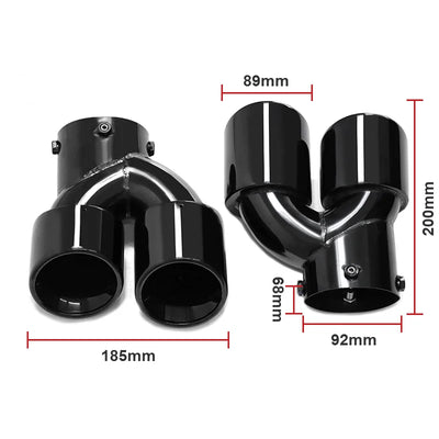Embouts d'Échappement BMW G20 G22 G42 - vue de profil - Becquet Voiture