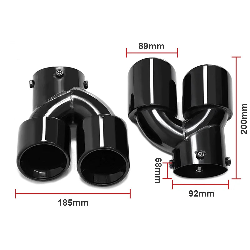Embouts d'Échappement BMW G20 G22 G42 - vue de profil - Becquet Voiture