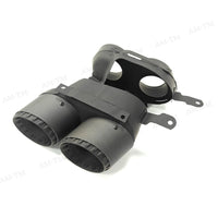 Embouts d'Échappement Carbone BMW X5 G05 2019-2024 - vue de trois-quarts - Becquet Voiture