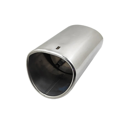 Embouts d'Échappement Universels Acier Inoxydable - vue de trois-quarts - Becquet Voiture