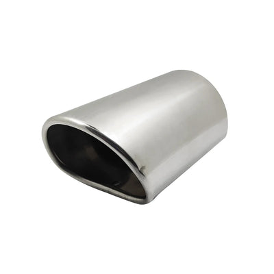 Embouts d'Échappement Universels Acier Inoxydable - vue rapprochée - Becquet Voiture