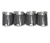 Embouts Échappement Carbone BMW M3 G80 G81 M4 G82 G83 - vue arrière - Becquet Voiture
