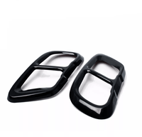 Embouts échappement noirs BMW X5 X6 X7 type M - détail du montage - Becquet Voiture