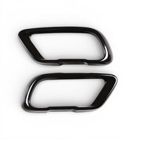 Embouts échappement noirs BMW X5 X6 X7 type M - installé sur véhicule 2 - Becquet Voiture