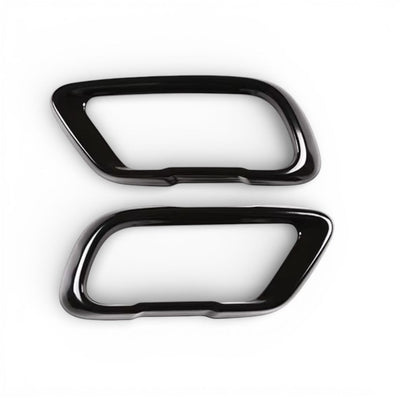 Embouts échappement noirs BMW X5 X6 X7 type M - installé sur véhicule 2 - Becquet Voiture
