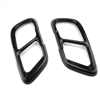 Embouts échappement noirs BMW X5 X6 X7 type M - vue de profil - Becquet Voiture