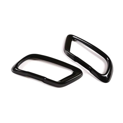 Embouts échappement noirs BMW X5 X6 X7 type M - vue de trois-quarts 2 - Becquet Voiture