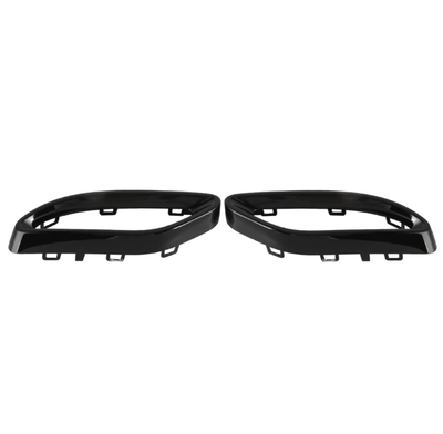 Embouts échappement noirs Mercedes AMG Line - vue de face - Becquet Voiture