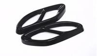 Embouts échappement noirs Mercedes CLA C117 AMG Line - vue arrière - Becquet Voiture