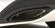 Embouts échappement noirs Mercedes CLA C117 AMG Line