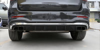 Embouts échappement noirs Mercedes GLC W253 AMG - installé sur véhicule - Becquet Voiture