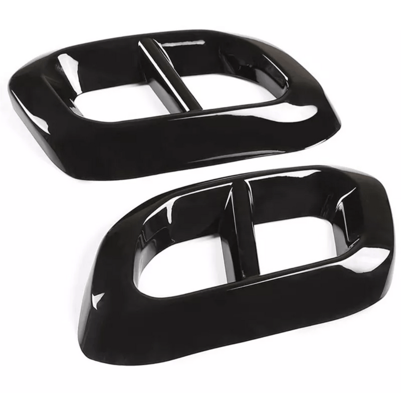 Embouts échappement noirs Mercedes GLC W253 AMG - vue arrière - Becquet Voiture