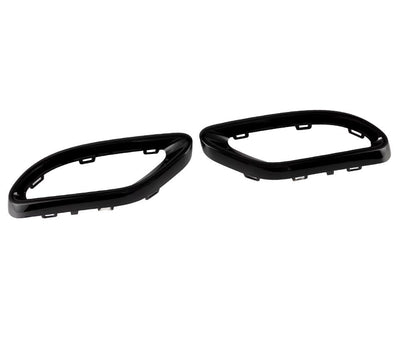 Embouts échappement noirs Mercedes GLC W253 AMG - vue de dessus - Becquet Voiture
