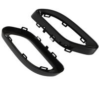 Embouts Échappement Performance Noirs Mercedes AMG Line 2014-2022 - vue de trois-quarts - Becquet Voiture