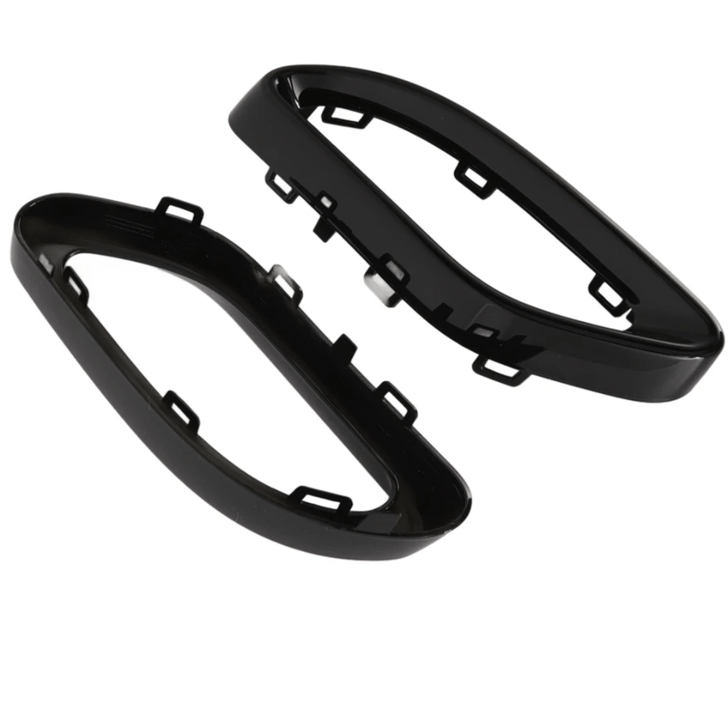 Embouts Échappement Performance Noirs Mercedes AMG Line 2014-2022 - vue de trois-quarts - Becquet Voiture