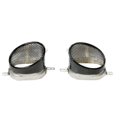 Embouts Echappement RS3 Noir 178mm Audi RS3 RS4 RS6 RS7 - vue arrière - Becquet Voiture