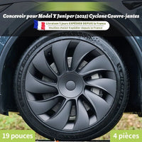 Enjoliveurs 19 Pouces Tesla Model Y Juniper 2025-2026 - vue de face - Becquet Voiture