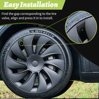 Enjoliveurs 19 Pouces Tesla Model Y Juniper 2025-2026 - vue de trois-quarts - Becquet Voiture