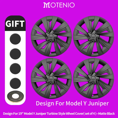 Enjoliveurs 19 Pouces Tesla Model Y Juniper 2025-2026 - vue rapprochée - Becquet Voiture