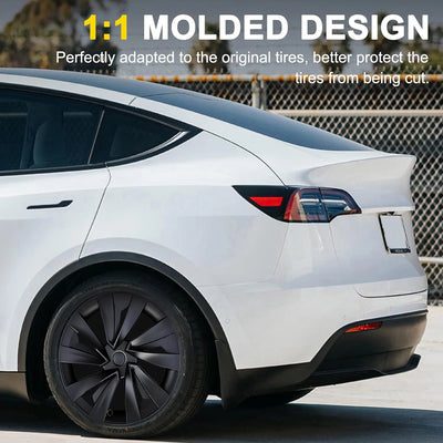 Enjoliveurs 19 Pouces Tesla Model Y Juniper 2025 - vue arrière - Becquet Voiture