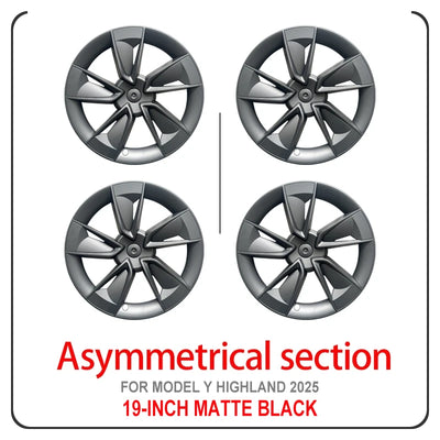 Enjoliveurs 19 Pouces Tesla Model Y Juniper 2025 - vue de dessus - Becquet Voiture