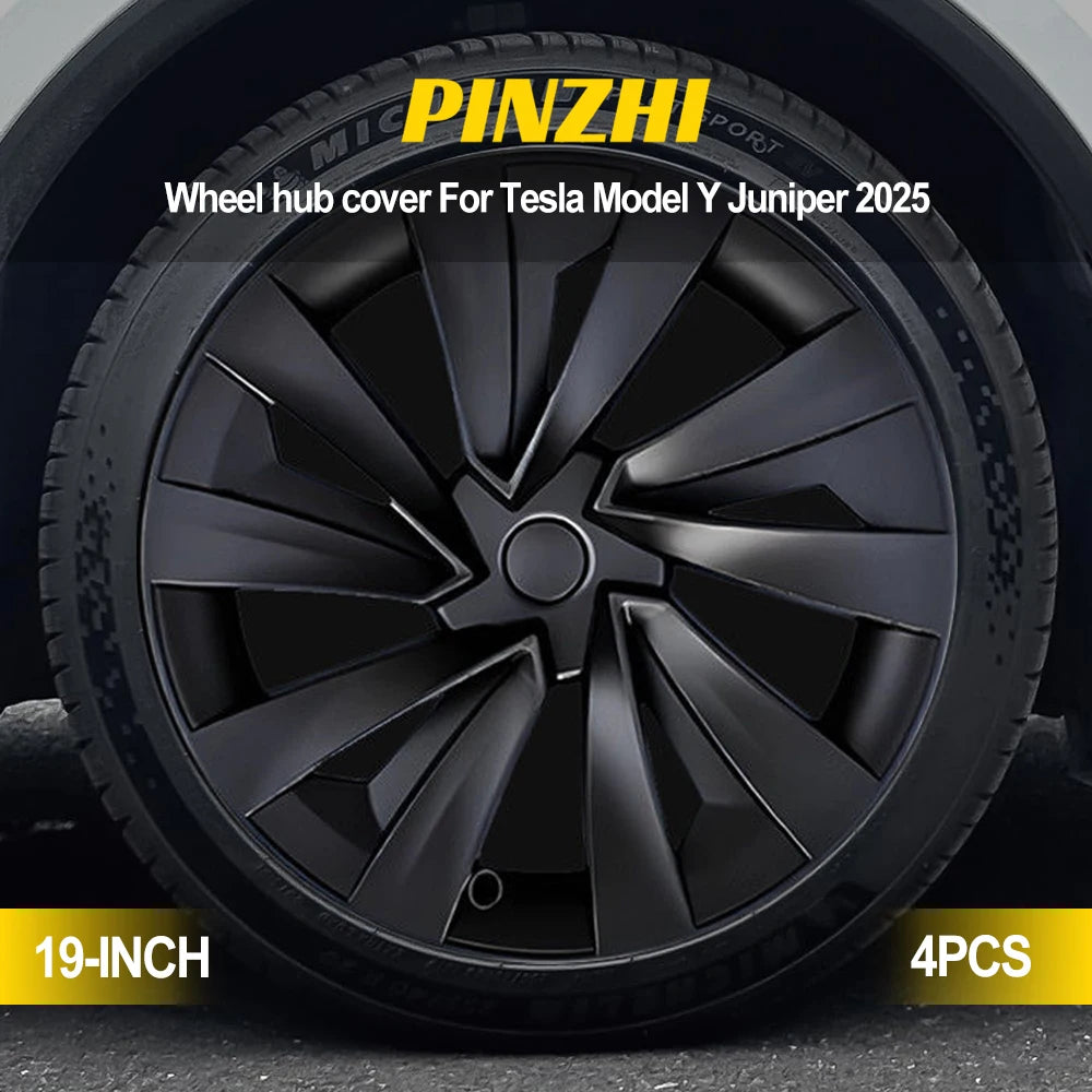 Enjoliveurs 19 Pouces Tesla Model Y Juniper 2025 - vue de face - Becquet Voiture