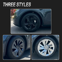 Enjoliveurs 19 Pouces Tesla Model Y Juniper 2025 - vue de trois-quarts - Becquet Voiture