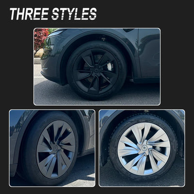 Enjoliveurs 19 Pouces Tesla Model Y Juniper 2025 - vue de trois-quarts - Becquet Voiture