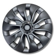 Enjoliveurs Rouges Tesla Model 3 / Y Noir Mat 18