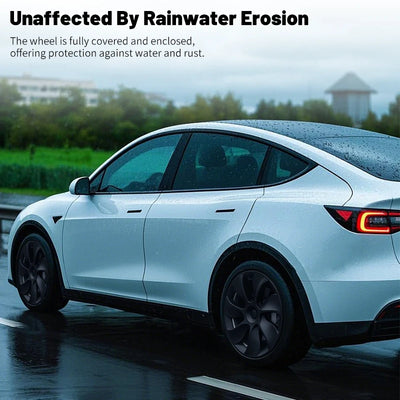 Enjoliveurs Style Cyclone Tesla Model Y 19 Pouces 2020-2024 - packshot studio - Becquet Voiture