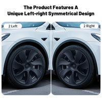 Enjoliveurs Style Cyclone Tesla Model Y 19 Pouces 2020-2024 - vue de trois-quarts - Becquet Voiture