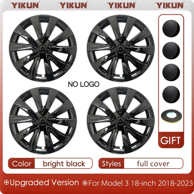 Enjoliveurs Tesla Model 3 18 Pouces 2018-2023 (Lot de 4) - détail du montage - Becquet Voiture