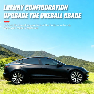 Enjoliveurs Tesla Model 3 18 Pouces 2018-2023 (Lot de 4) - packshot studio - Becquet Voiture