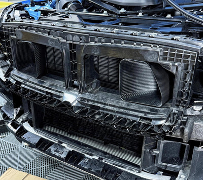 Ensemble Admission Air Fibre Carbone BMW G80 G82 - installé sur véhicule - Becquet Voiture