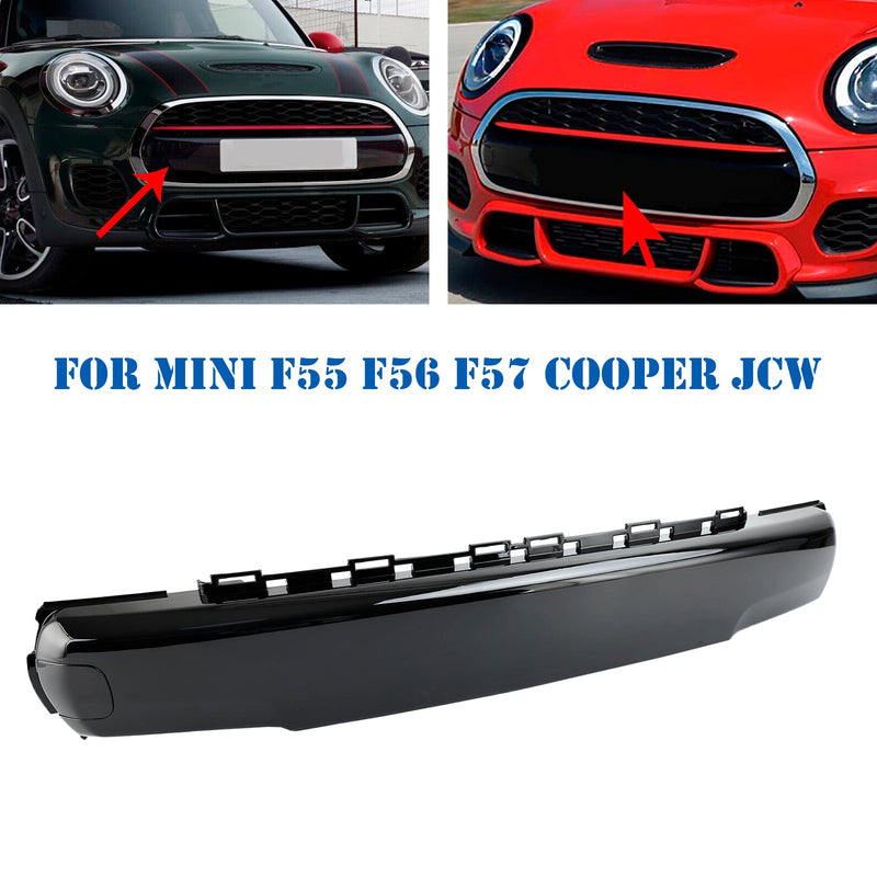Ensemble Calandre Noire Cache-plaque MINI F55 Cooper S/SD 2014-2021 - vue de face 4 - Becquet Voiture