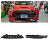 Ensemble Calandre Noire Cache-plaque MINI F55 Cooper S/SD 2014-2021 - vue de trois-quarts 2 - Becquet Voiture