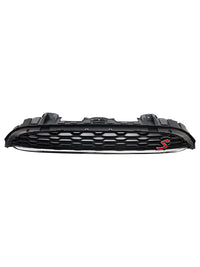Ensemble Calandre Noire Cache-plaque MINI F55 Cooper S/SD 2014-2021 - vue de trois-quarts - Becquet Voiture