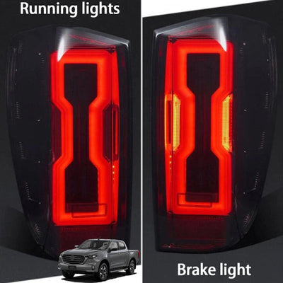 Ensemble de Feux Arrière LED Gauche et Droit pour Mazda BT50 2020-2023 - vue de face 2 - Becquet Voiture