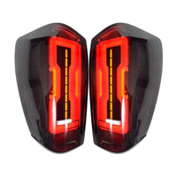 Ensemble de Feux Arrière LED Gauche et Droit pour Mazda BT50 2020-2023 - vue de face - Becquet Voiture