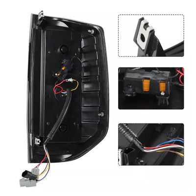 Ensemble de Feux Arrière LED Gauche et Droit pour Toyota Tundra 2014-2020 - vue arrière 2 - Becquet Voiture