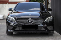 Mercedes Star Grille A-Class C CLA E GLA GLB - fitted on vehicle - Becquet Voiture