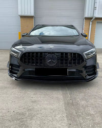 Mercedes Star Grille A-Class C CLA E GLA GLB - three-quarter view - Becquet Voiture