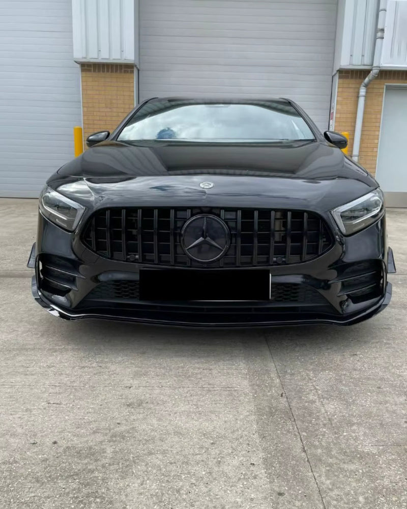 Mercedes Star Grille A-Class C CLA E GLA GLB - three-quarter view - Becquet Voiture