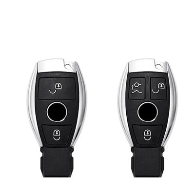 Étui Protection Clé Mercedes Silicone 2 3 Boutons - vue de dessus - Becquet Voiture